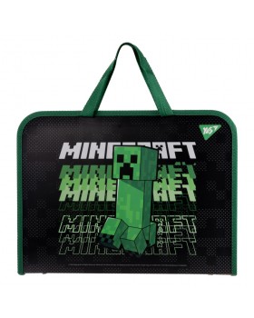 Папка-портфель «Minecraft», на молнии, А3, с тканевыми ручками, ТМ YES