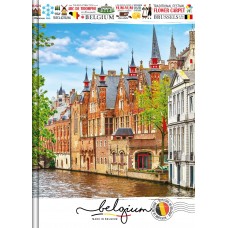 Блокнот «Міста», А5, 80 аркушів, клітинка, на жосткому планшеті, ламінована обкладинка, ТМ Рюкзачок