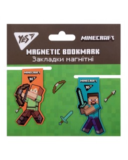 Закладки-магнит «Minecraft», 2 шт. в упаковке, ТМ YES