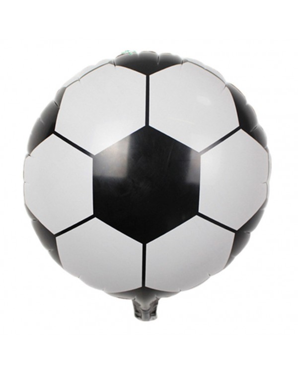 Шарики фольгированные «Мяч», таблетка, 46 см, черно-белый, 10 шт в упаковке, ТМ Leader
