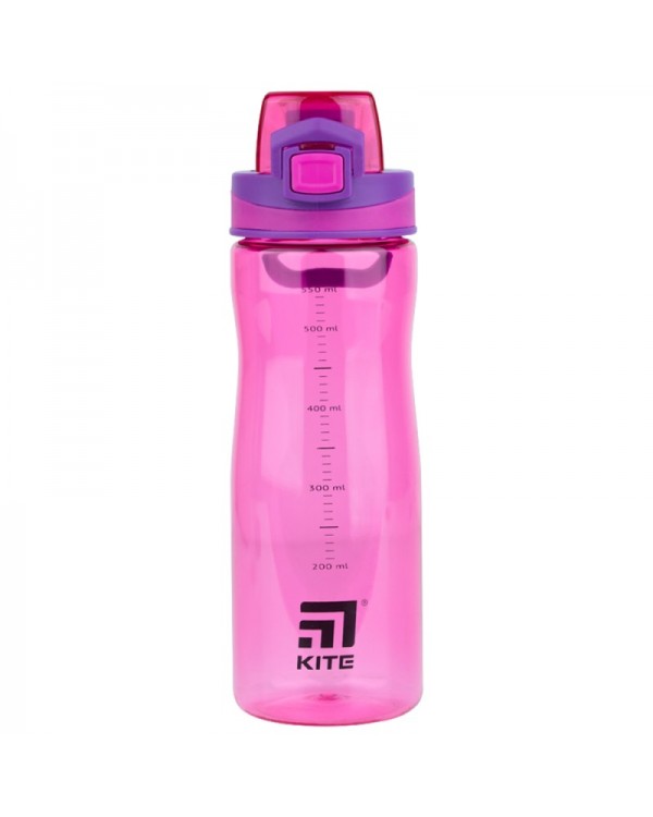 Бутылочка для воды, 650 мл, розовая