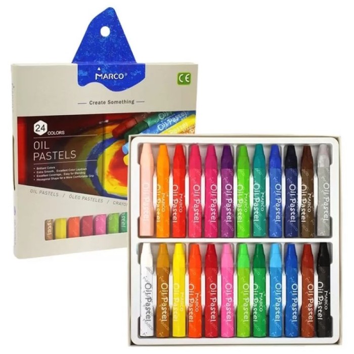 Пастель «Create Something» масляна на 24 кольори, ТМ Marco