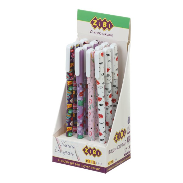 Ручка «Пиши-стирай» гелева 0,5 мм для дівчаток, KIDS Line