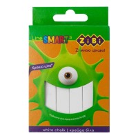 Крейда «SMART» біла квадратна по 12 шт у картонній коробці, TM ZiBi