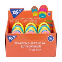 Точилка 2 в 1 «Capsule» з гумкою, ТМ YES