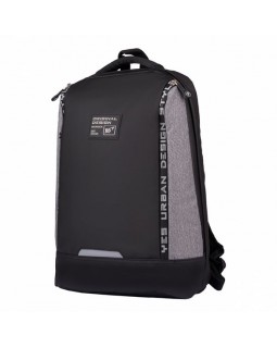 Рюкзак «Pilot», 43х31х14 см, черный/серый, ТМ YES