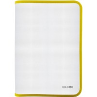 Папка-пенал В5 на блискавці з фактурою «тканина», жовта, ТМ Economix