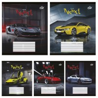 Зошит на 48 аркушів у лінію «Автомобiль», №2376, ТМ Brisk