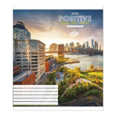 Зошит на 60 аркушів у лінію «Нейтральний мiкс», №2278, ТМ Brisk