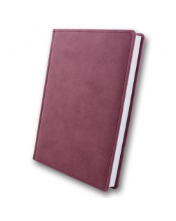 Дневник недатированный «NUBA», 168 листов, А5, круглые уголки, бордовый, ТМ Brisk