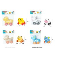 Каталочка «Тварина» на коліщатках, в асортименті, у пакеті 16х15х7 см