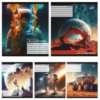 Зошит на 96 аркушів у лінію «Космічні аномалії», №2397, ТМ Brisk