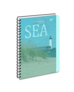 Тетрадь для записей «Sea», А4, клетка, 144 листа, пластиковая обложка, ТМ YES