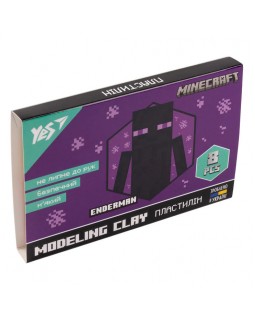 Пластилін «Minecraft», 8 кольорів, 160 г, ТМ YES