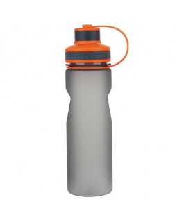 Бутылочка для воды, 700 мл, серо-оранжевая, TM Kite