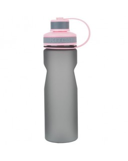 Бутылочка для воды, 700 мл, серо-розовая, TM Kite