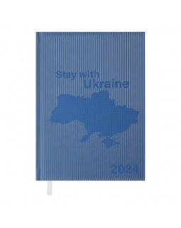 Дневник датированный «FREE», 2024, A5, голубой
