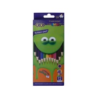 Олівці кольорові «SMART» шестигранні на 12 кольорів, TM Zibi