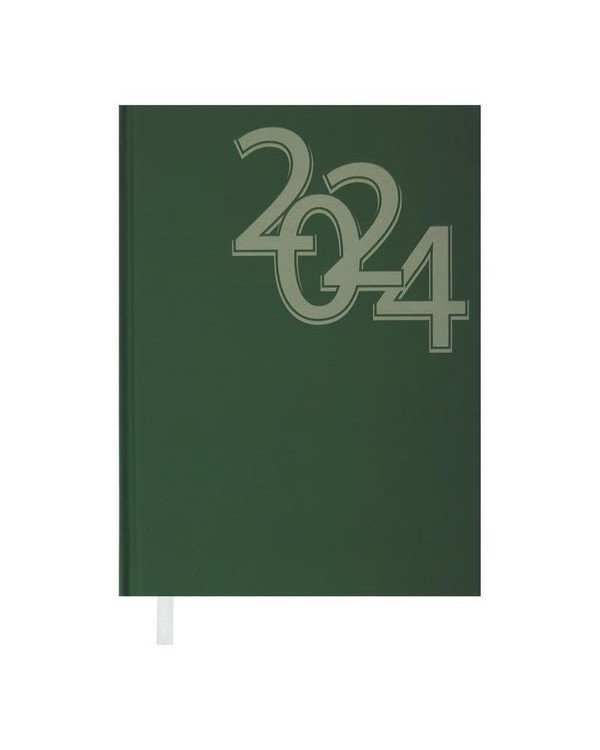 Дневник датированный «OFFICE», 2024, A5, зеленый