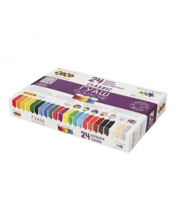 Краски гуашевые «CLASSIC», 24 цветов по 20 мл, в картонной коробке, KIDS Line