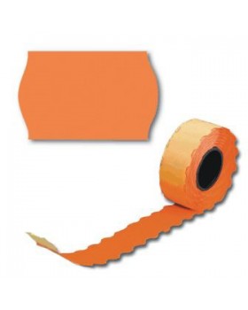 Этиктки - ценники №2, 65х95 мм, оранжевые, ламинированные, ТМ Leader