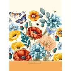 Блокнот, А5, 48 аркушів, клітинка, тверда палітурка, ламінована обкладинка, ТМ Мандарин