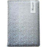 Блокнот, А5, 80 аркушів, клітинка, тверда палітурка, шкірзам, ТМ Мандарин