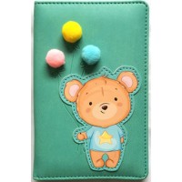 Блокнот А6 на 64 аркуші без ліновки з обкладинкою зі шкірзаму, ТМ Мандарин