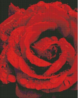 Набір з алмазною мозаїкою «Троянда в діамантах», 40х50 см, ТМ Ідейка