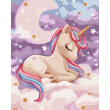 Набір 7+ для розпису по номерах «Чарівний сон», 40х50 см, ТМ Ідейка