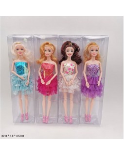 Кукла типа Барби в нарядном платье, в ассортименте, в коробке 32х8х4,5 см