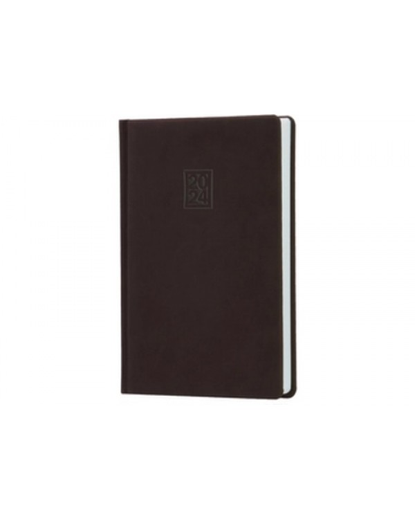 Дневник датированный Nubuck, 352 листа, А5, темно-коричневый, ТМ Economix