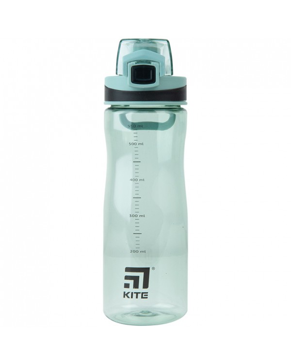Пляшечка для води, 650 мл, темно-зелена, TM Kite