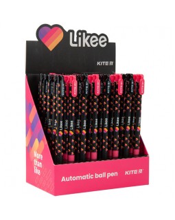 Ручка «LK», шариковая, автоматическая, синяя, TM Kite