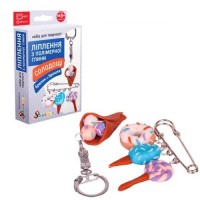 Ліплення з полімерної глини «Солодощі морозиво»: брелок та брошка, ТМ «Умняшка»