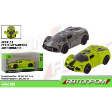 Машина 1:32 металева інерційна з дверима що відкриваються, в асортименті, у коробці 16,5х7,5х7,5 см, АВТОПРОМ