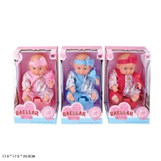 Пупс, п'є, пісеє, пляшечка, горщик, в асортименті, в коробці 17х17,5х28 см