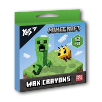 Олівці воскові «Minecraft» на 12 кольорів, ТМ YES