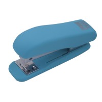 Степлер пластиковий «RUBBER TOUCH» до 20 аркушів під скобу №24; 26, синій, ТМ Buromax