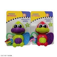 Брязкальце у ручку музичне, в асортименті, на планшетці 12,5х4х18 см