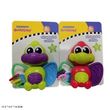 Брязкальце у ручку музичне, в асортименті, на планшетці 12,5х4х18 см