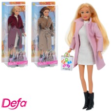 Лялька DEFA 30 см, сумочка, в асортименті, у слюді 13х32х6 см
