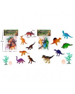 Набір динозаврів, від 9 см, в асортименті, 6 шт. у пакеті 15х23 см