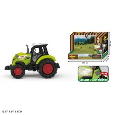 Трактор зі світлом та звуком, на батарейці, у коробці 12х8,5х8 см