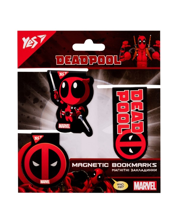 Закладки-магніт «Marvel. Deadpool», ТМ YES
