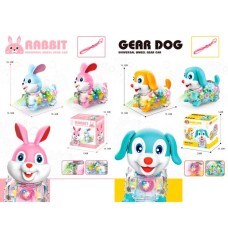 Тваринка 19 см музична зі світлом та рухомими деталями, в асортименті, на батарейці