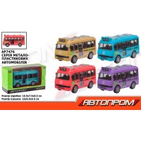 Автобус металевий інерційний, у коробці 16,5х9,5х6,5 см, АВТОПРОМ