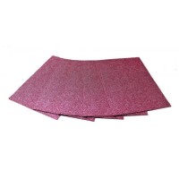 Фоаміран А4, 2 мм, рожевий з глітером, 5 аркушів, ТМ Мандарин