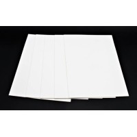 Фоаміран А4 товщиною 2 мм 5 аркушів, білий, ТМ Мандарин