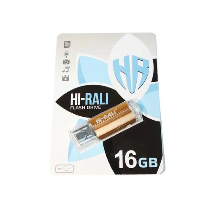 Флеш-карта «Hi-Rali» Corsair 16GB, бронза